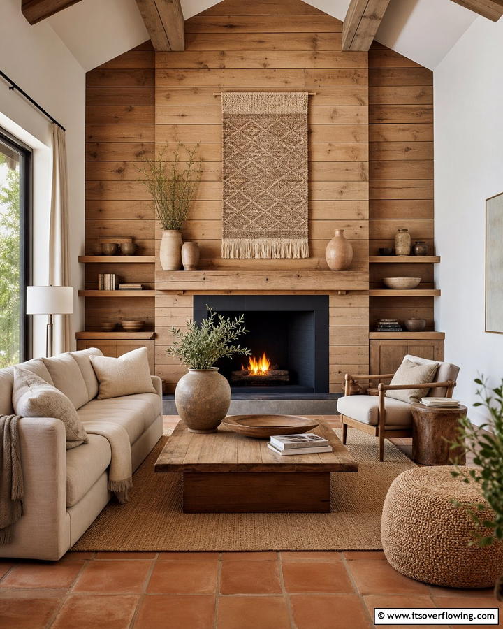 Artisanal Handcrafted Shiplap - 21 Shiplap Fireplace Design Ideas to Cozy Up Your Home