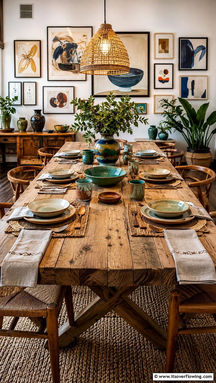 Artisanal Handmade Table Setting - 21 Creative Table Setting Ideas for Every Occasion