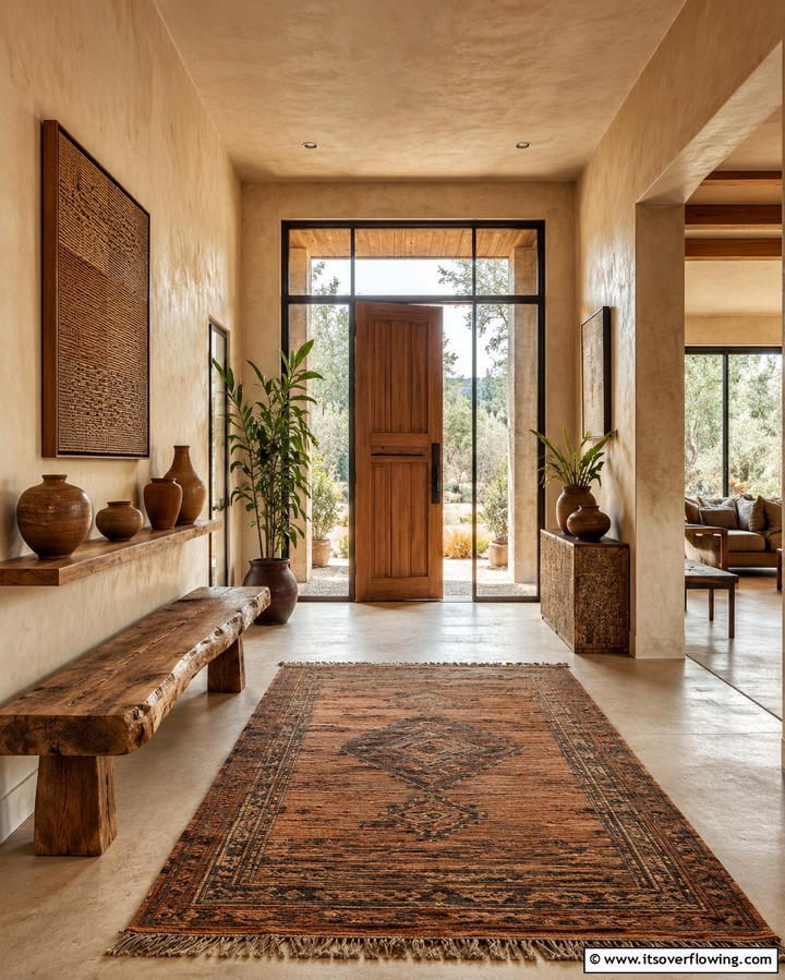 Artisanal Touches - 30 Modern Entryway Ideas- First Impressions with Style