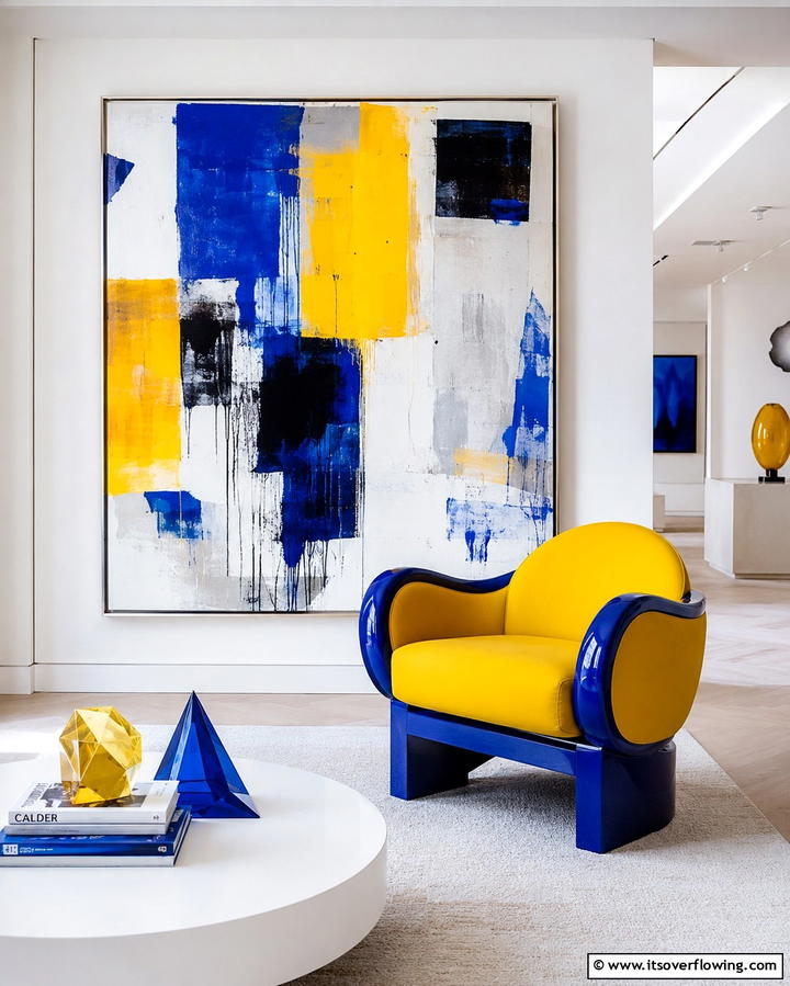 Artistic Accent Areas - 30 Awkward Living Room Layout Solutions for Cohesive Design
