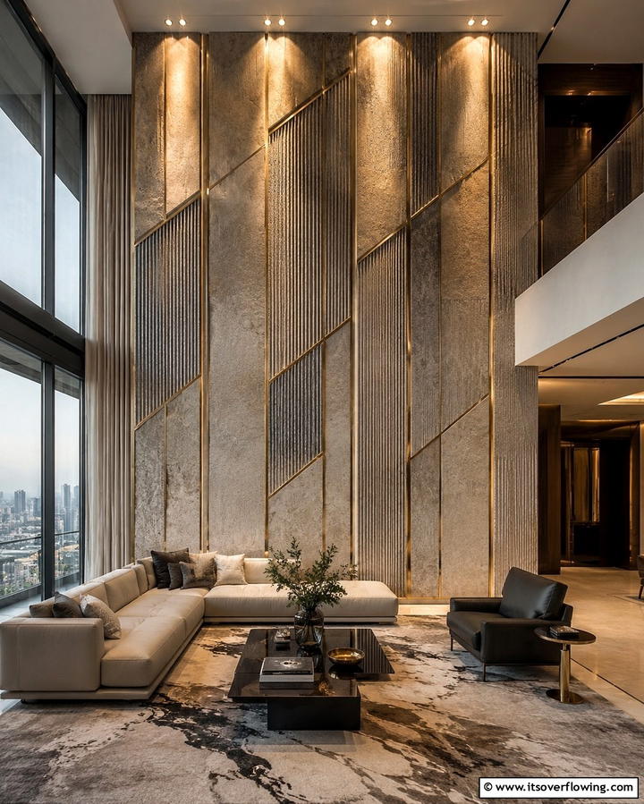 Artistic Accent Walls - 25 Penthouse Design Ideas for a Luxurious Urban Retreat