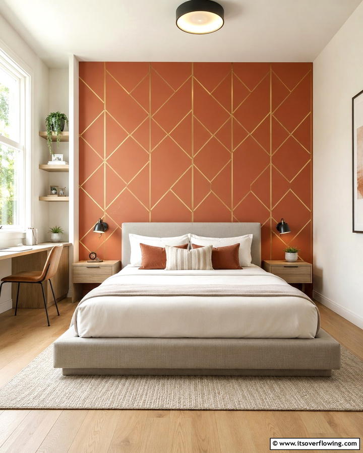 Artistic Accent Walls - 30 Vibrant Boho Teen Bedroom Ideas for Creative Self-Expression