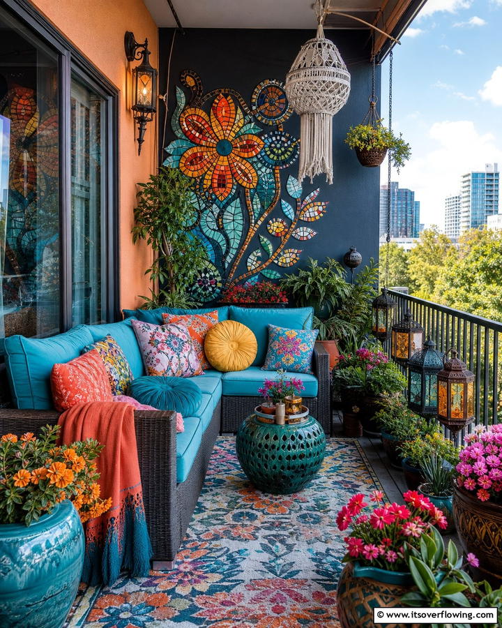 Artistic Ambiance Escape - 21 Balcony Ideas to Turn Your Small Space into a Relaxing Retreat