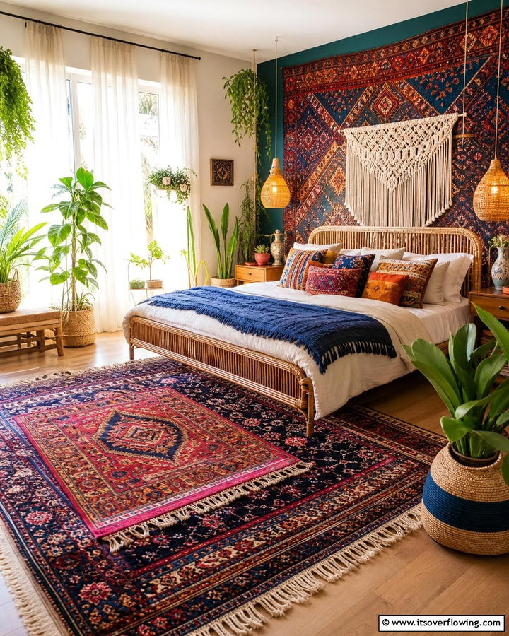 Artistic Bohemian Vibe - 21 Primary Bedroom Decor Ideas to Enhance Personal Space