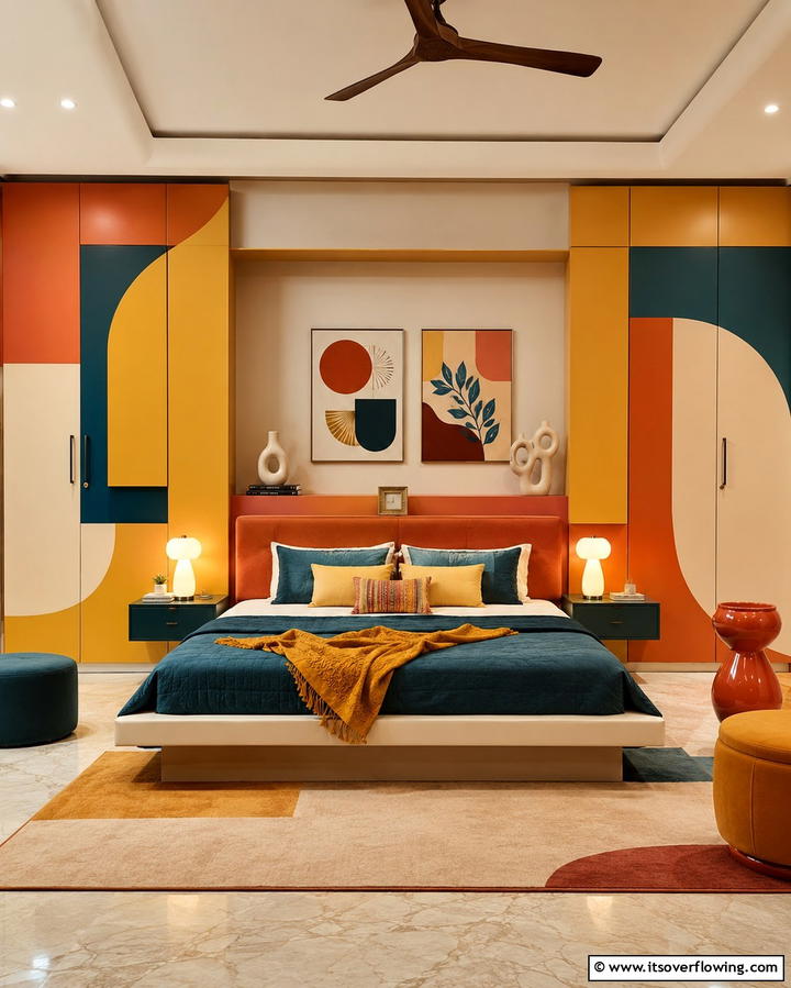 Artistic Built in Wardrobe - 30 Space-Saving Built-In Wardrobe Ideas Around Your Bed