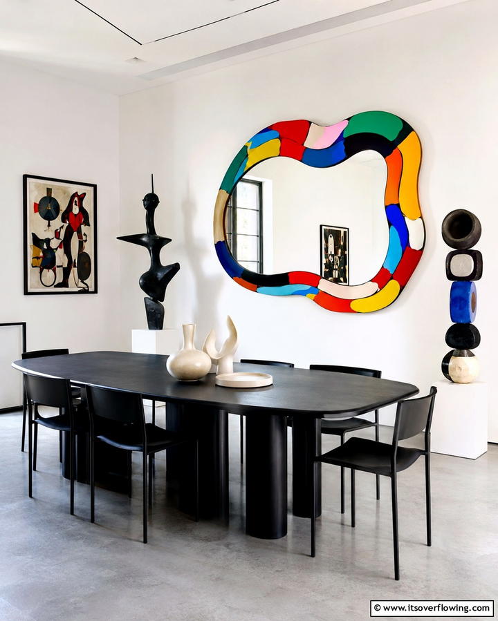 Artistic Expression - 30 Stunning Dining Room Mirror Ideas for Elegance