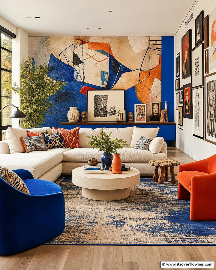 Artistic Expression Family Room - 21 Family Room Ideas for Comfortable and Functional Spaces