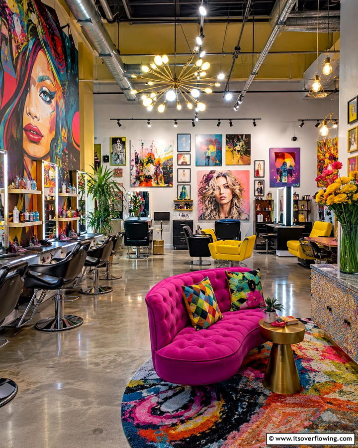 Artistic Expression Salon - 30 Salon Interior Design Ideas for a Chic Beauty Space