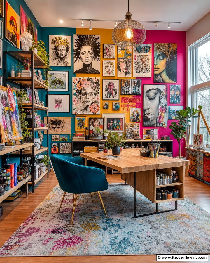 Artistic Expression Studio - 21 Room Decorating Concepts for Personalized Interior Spaces
