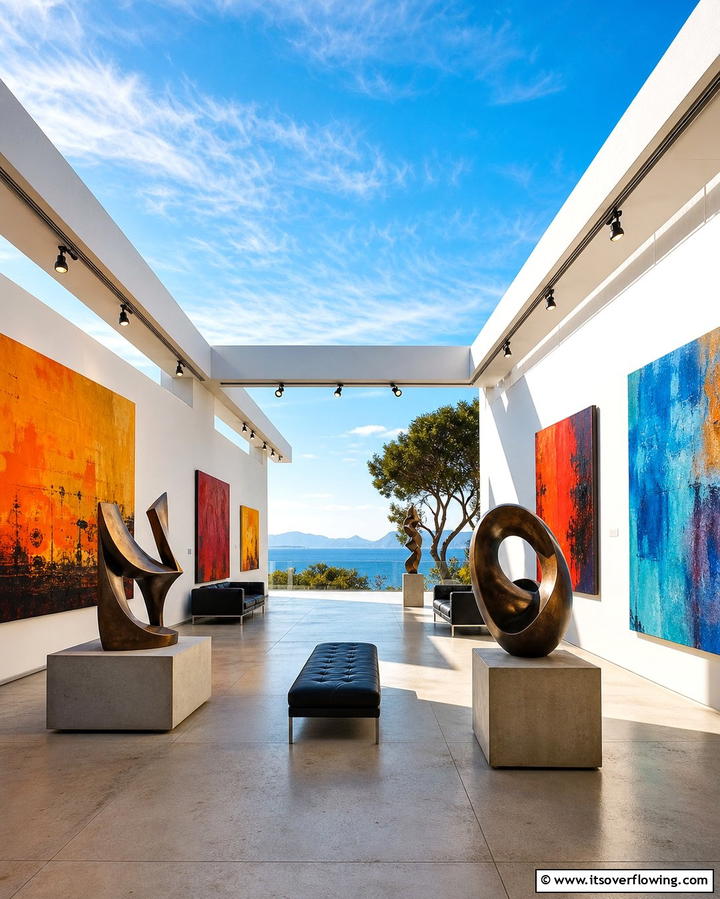 Artistic Gallery Space - 25 Terrace Design Ideas for Outdoor Living