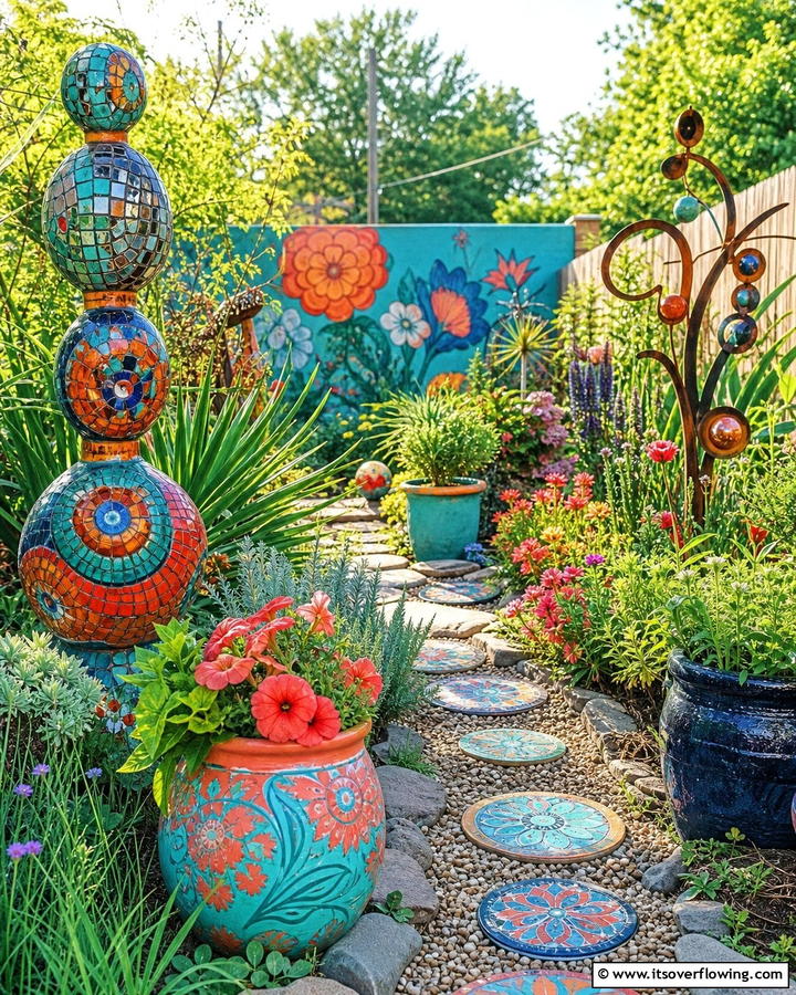 Artistic Garden Accents - 21 Backyard Ideas for Functional and Beautiful Outdoor Spaces