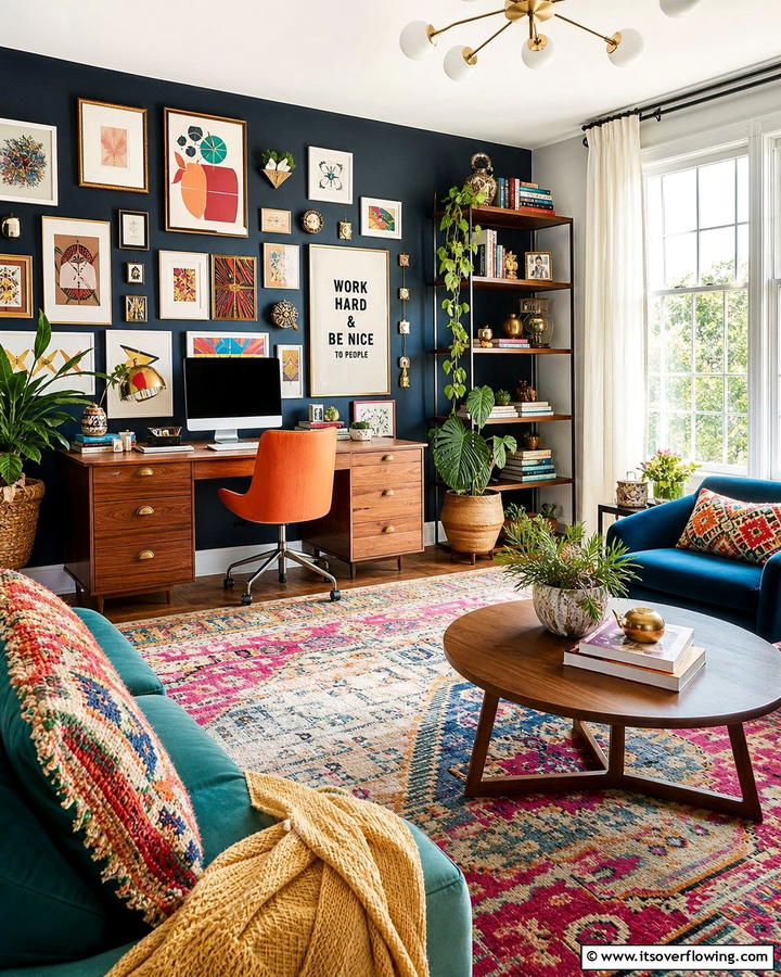Artistic Inspiration Hub - 21 Functional Bedroom Office Ideas for Productive Spaces