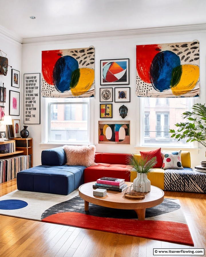 Artistic Murals - 21 Elegant Window Valance Ideas to Frame Your View