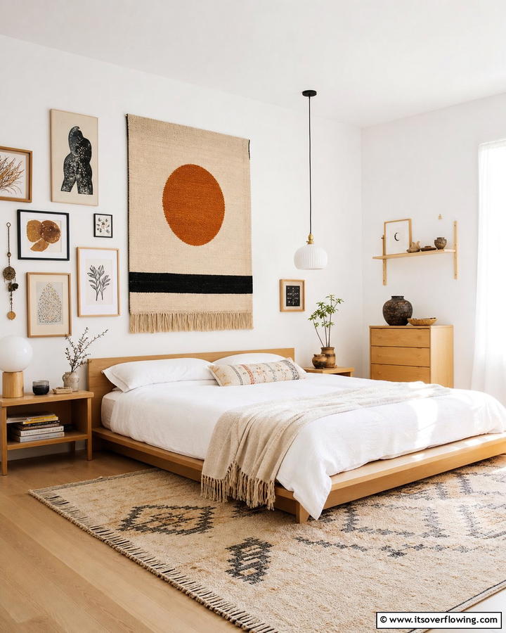 Artistic Nordic Vibes - 21 Scandinavian Bedroom Designs for Minimalist Comfort