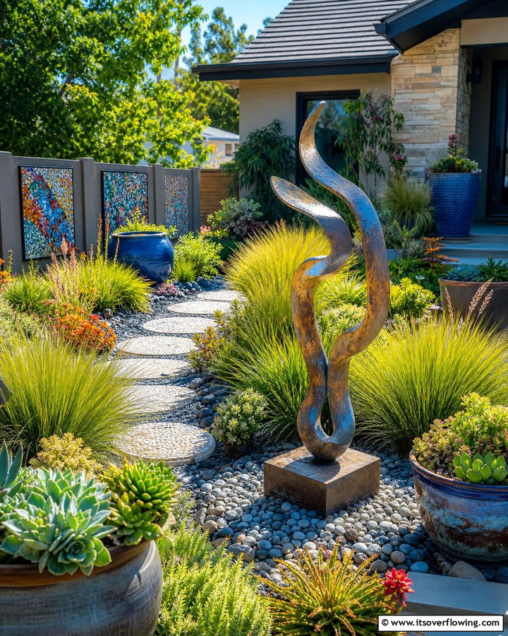 Artistic Outdoor Accents - 21 Curb Appeal Ideas to Boost Your Home’s Exterior