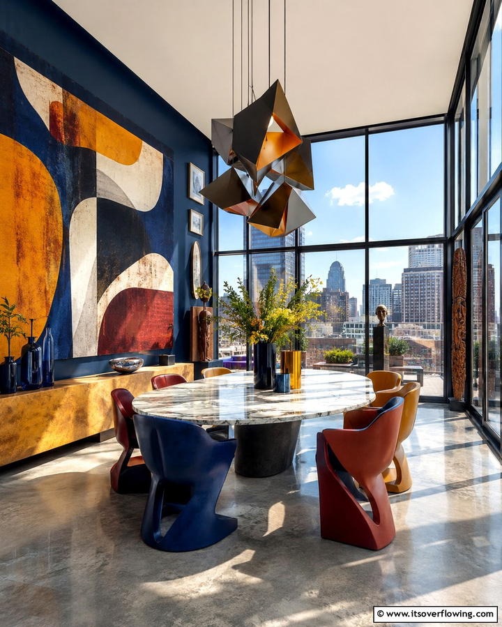 Artistic Urban Sunroom Dining - 30 Sunroom Dining Room Ideas for Bright and Airy Meals