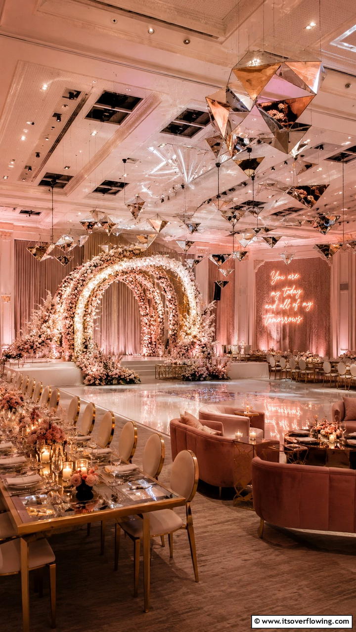 Artistic Wedding Installations - 30 Glamorous Wedding Ideas- Elegant Themes & Decor Inspiration