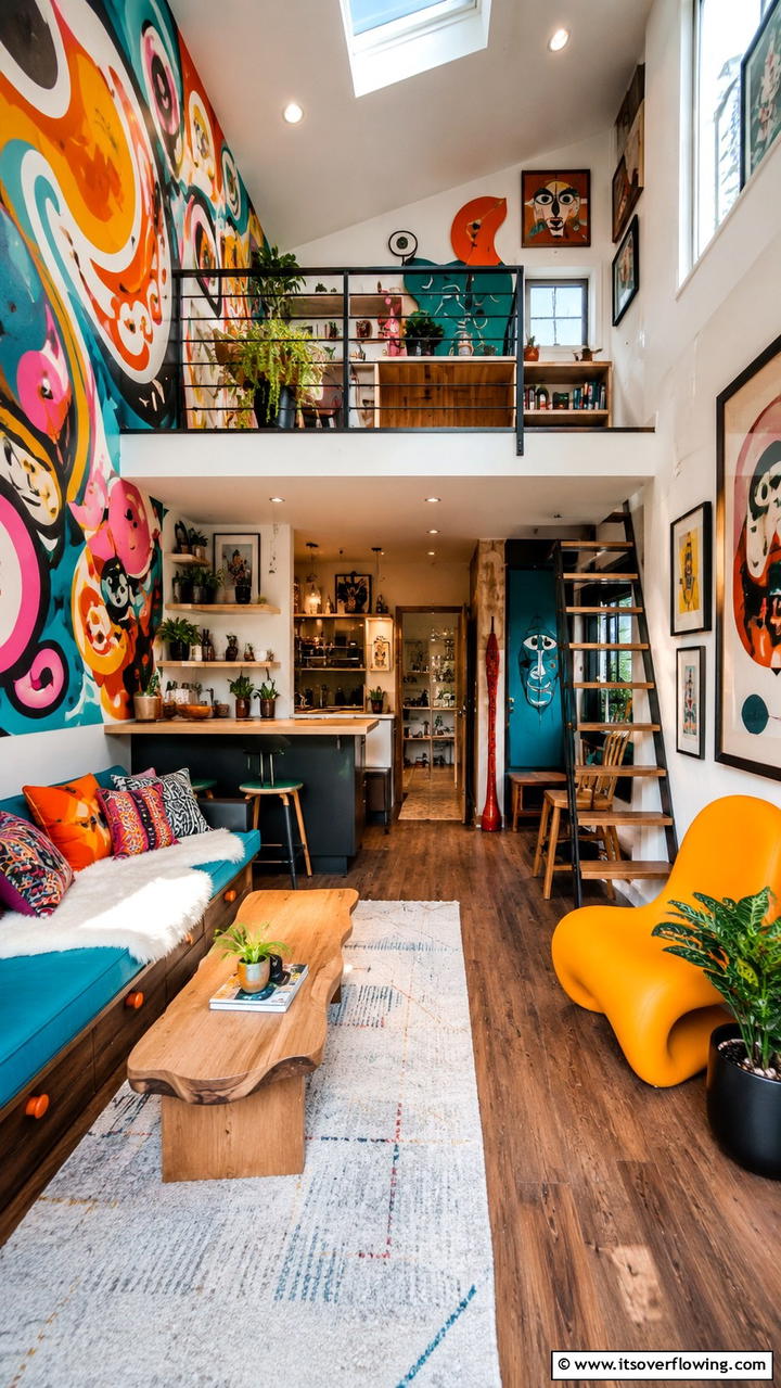 Artistic and Creative Tiny House - 21 Tiny House Design Ideas for Compact, Efficient Living