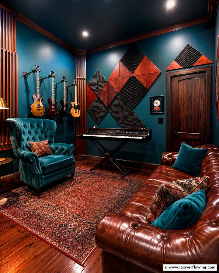 Artsy Music Room - 30 2000s Room Ideas for Nostalgic Y2K Vibes