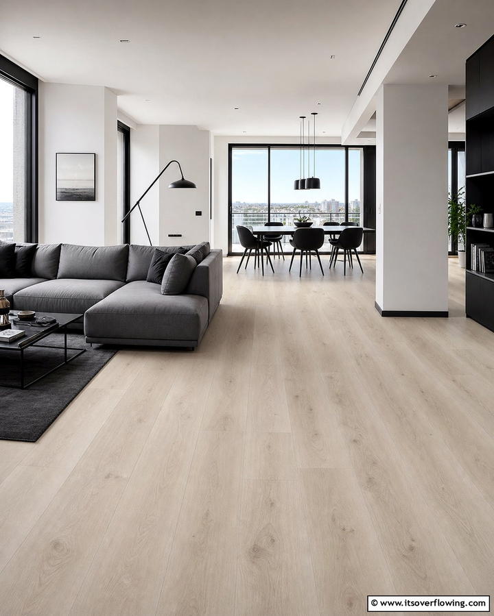 Ash Blonde Modernity - 25 Wood Floor Colors to Transform Your Home