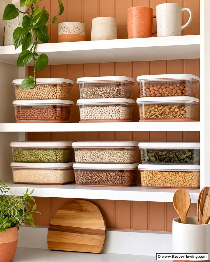 Assign Lids to Their Matching Containers - 25 Tupperware Organization Ideas for a Tidy Kitchen