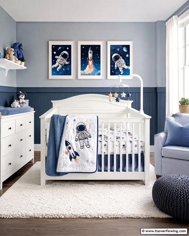Astronaut Themed Bedding - 25 Space-themed Nursery Ideas for a Galactic Dream