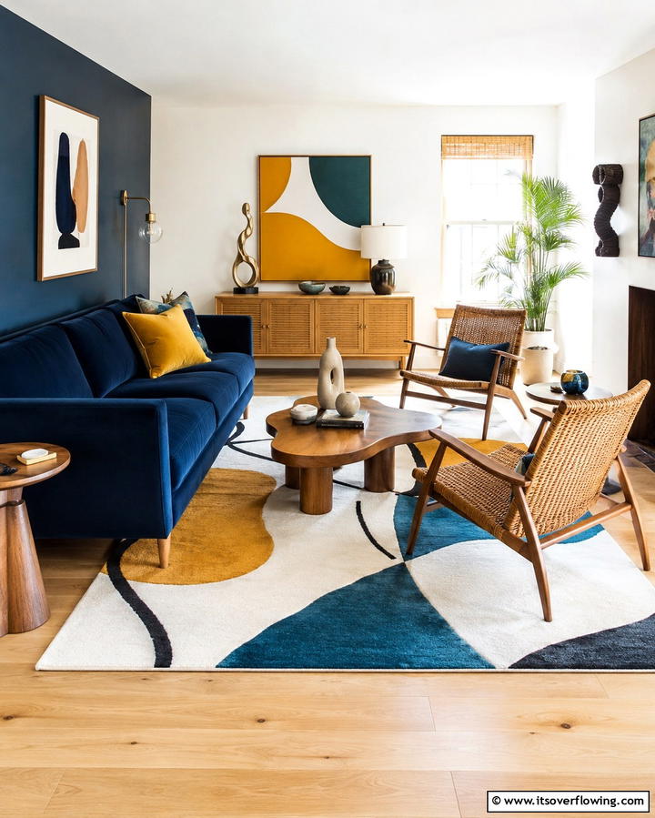 Asymmetrical Furniture Placement - 25 Living Room Layout Ideas for Maximum Comfort