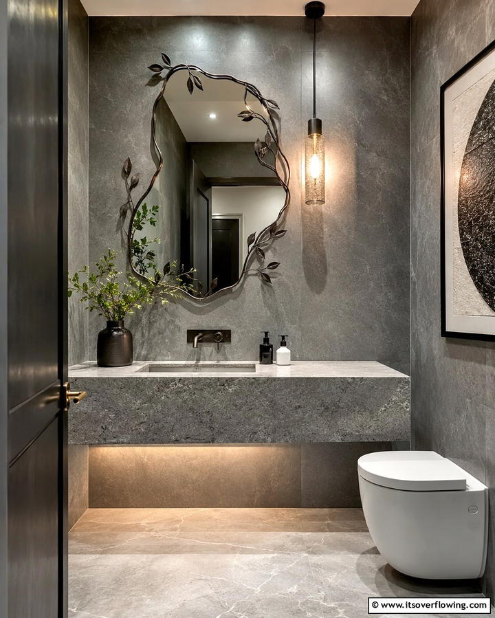 Asymmetrical Mirror Frames - 30 Art Nouveau Interior Design Ideas for Timeless Elegance