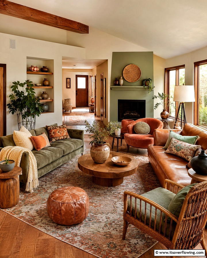 Asymmetrical Seating Design - 30 Awkward Living Room Layout Solutions for Cohesive Design