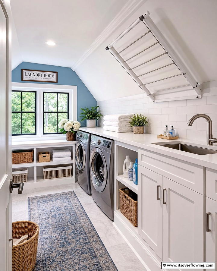 Attic Laundry Room - 25 Creative Attic Room Ideas for Cozy Spaces