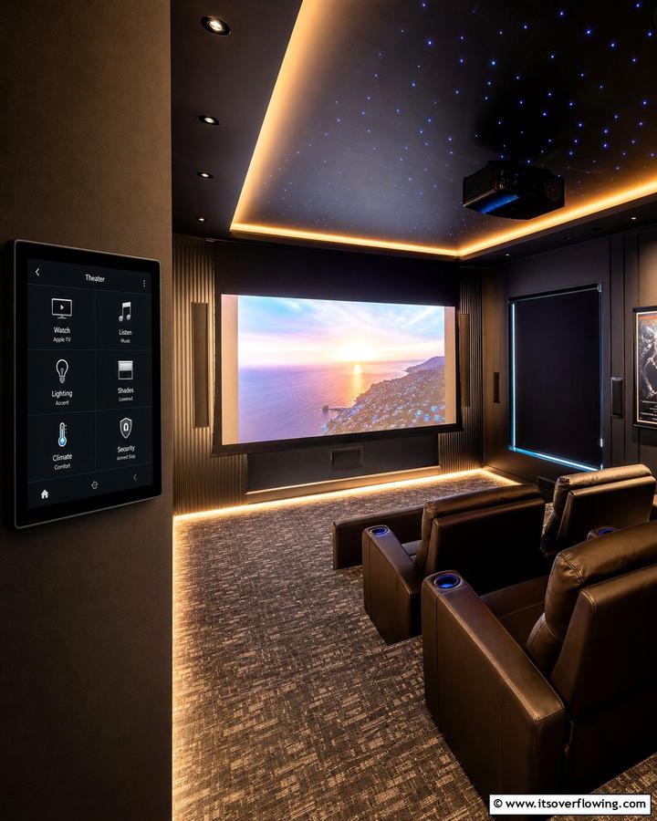 Automated Home Theater Controls - 30 Home Theater Ideas- Immersive Entertainment Spaces