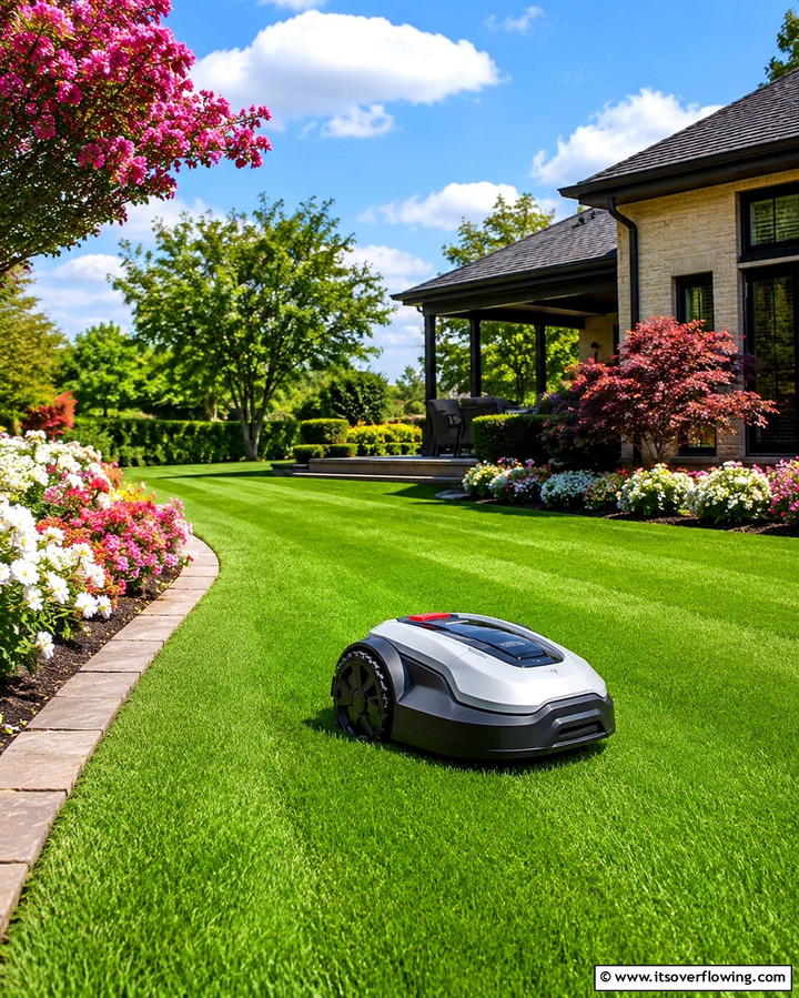 Autonomous Lawn Care Robots for Maintenance - 25 AI Landscape Design Ideas for the Modern Homeowner