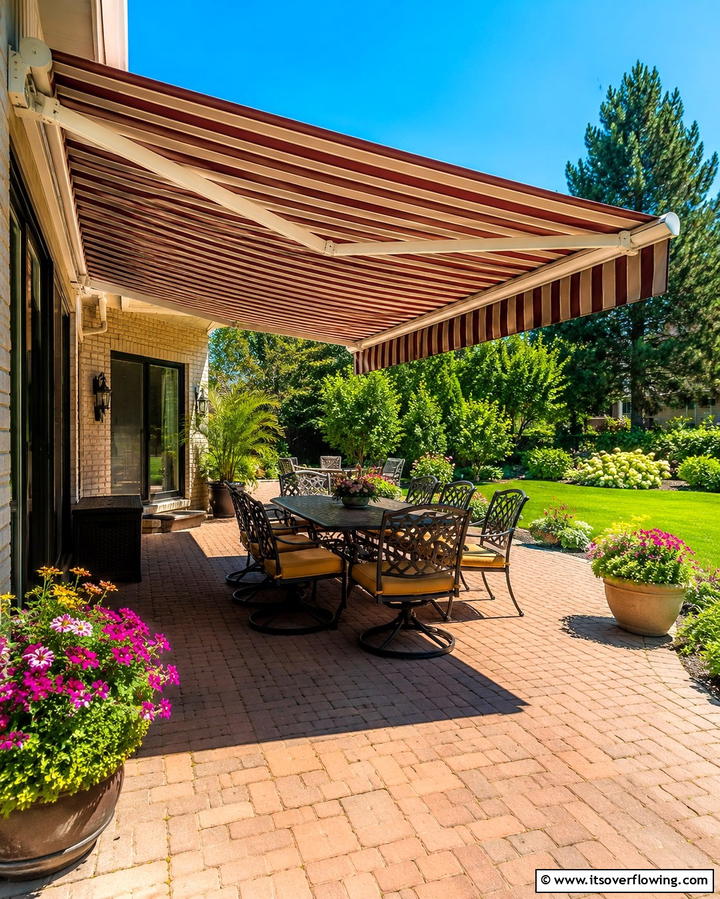 Awning Cover Privacy - 30 Private Deck Ideas for Secluded Outdoor Relaxation Zones