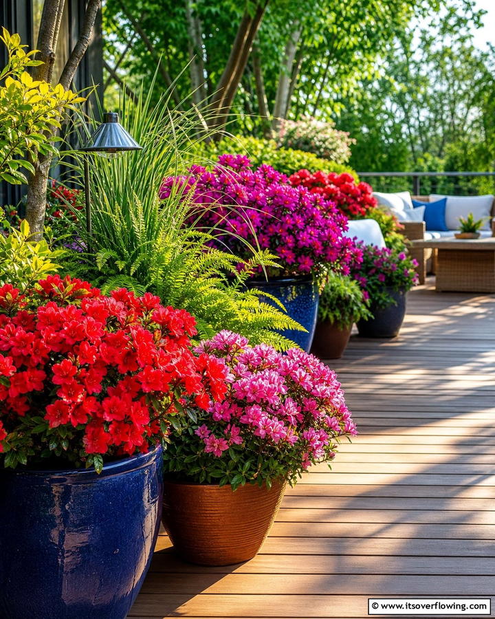 Azaleas in Container Gardens - 20 Azalea Garden Ideas for a Colorful Landscape