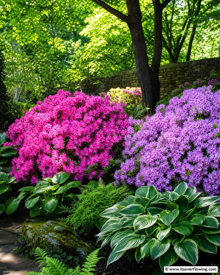 Azaleas in Shade Gardens - 20 Azalea Garden Ideas for a Colorful Landscape