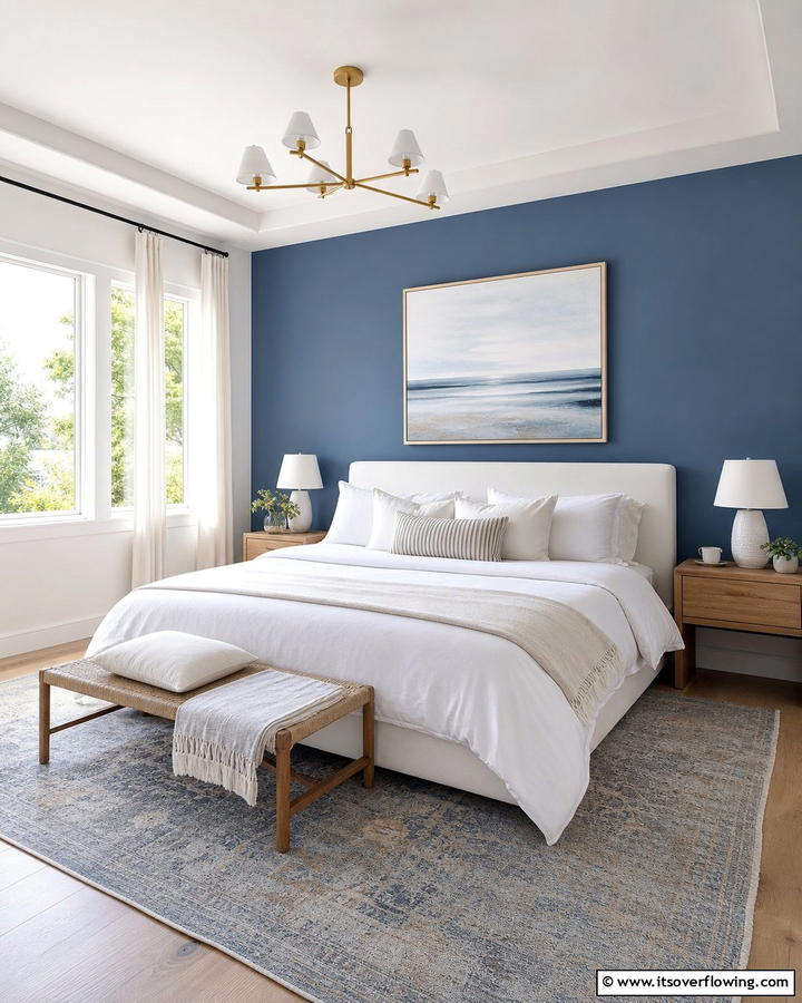Azure Dream - 21 Accent Wall Color Ideas for Bold Interior Transformations