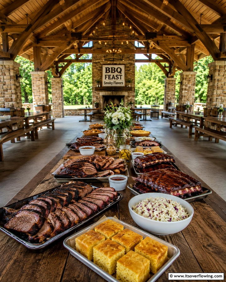 BBQ Feast with Smoky Flavors - 25 Wedding Buffet Ideas for a Memorable Reception