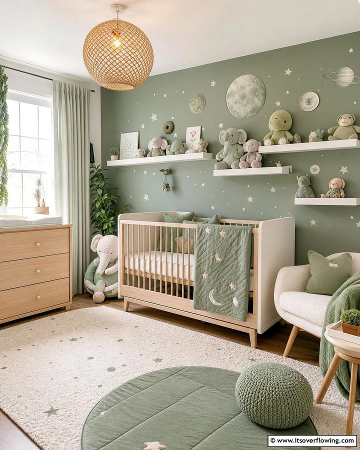 Baby Yoda Plush Accents - 20 Star Wars Nursery Ideas for the Ultimate Fan Baby Room