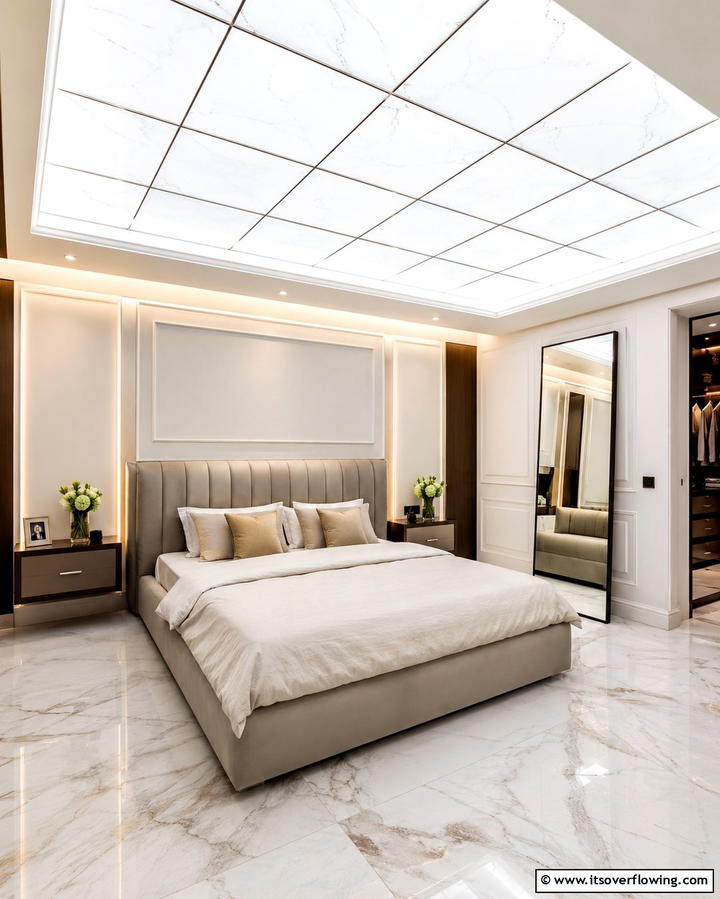 Backlit Ceiling Panels - 25 Drop Ceiling Lighting Ideas for Modern Homes