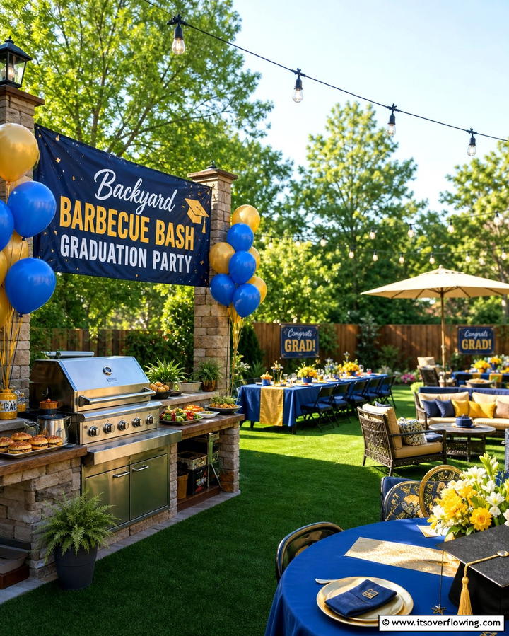 Backyard Barbecue Bash Graduation Party - 21 Graduation Party Ideas for Memorable Celebrations