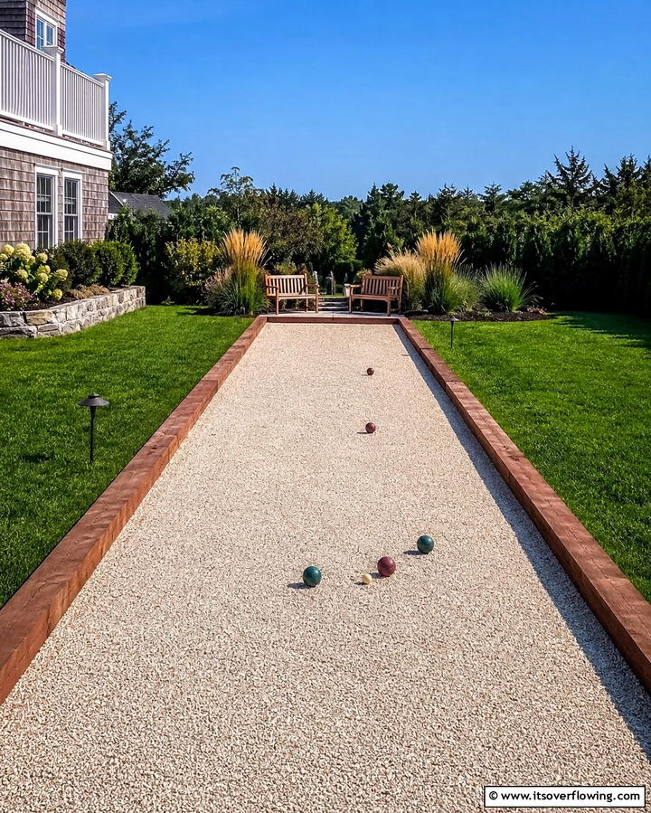 Backyard Bocce Ball Court - 30 Florida Backyard Ideas for Tropical Outdoor Living