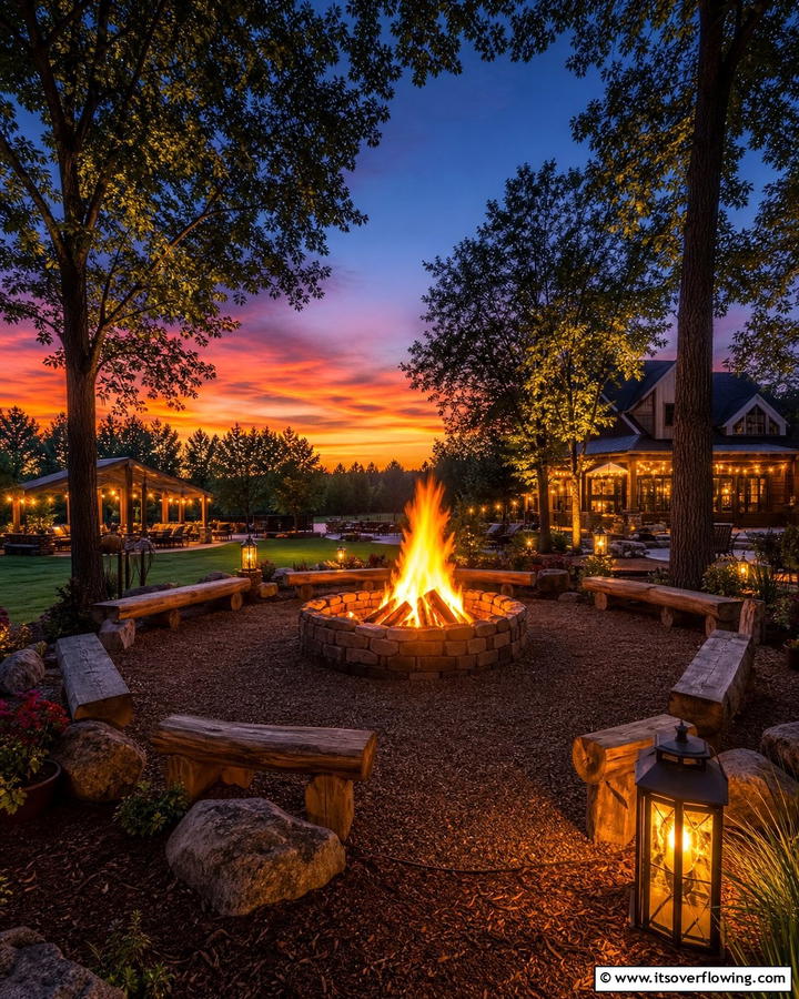 Backyard Bonfire Zone - 21 Fire Pit Ideas for Outdoor Gatherings and Cozy Nights