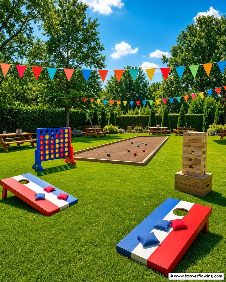 Backyard Game Zone - 25 Backyard Entertainment Ideas for Fun Gatherings