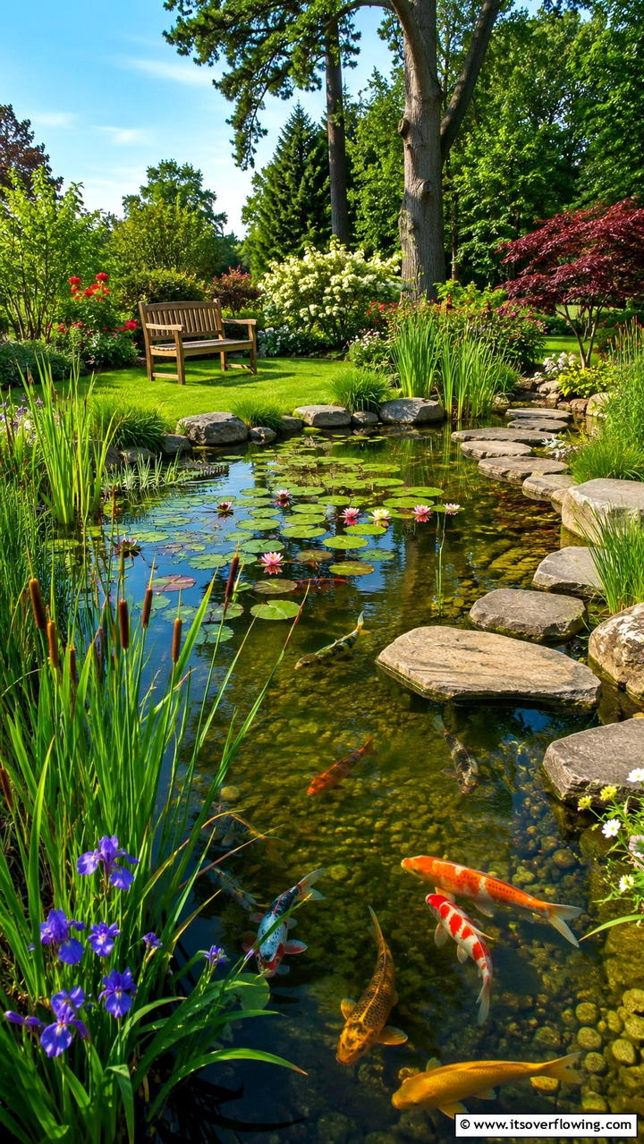 Backyard Pond Paradise - 21 Water Feature Ideas for Serene Garden Landscaping