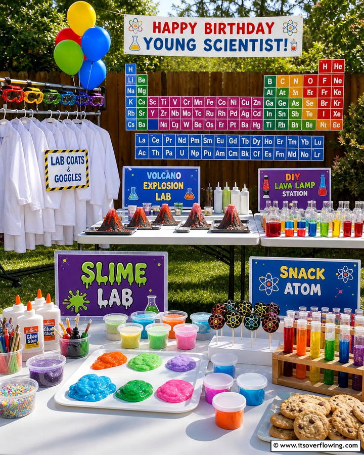 Backyard Science Lab - 25 Backyard Birthday Party Ideas for Unforgettable Celebrations