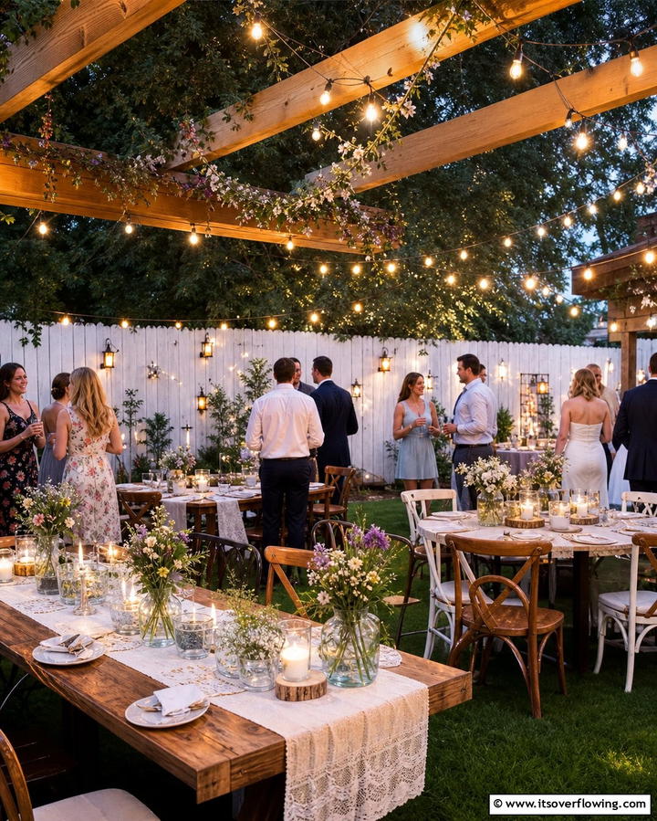 Backyard Wedding Reception - 25 Casual Wedding Ideas for a Relaxed and Intimate Celebration