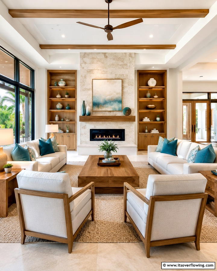 Balanced Energy Flow - 30 Feng Shui Living Room Layouts for Harmony & Flow