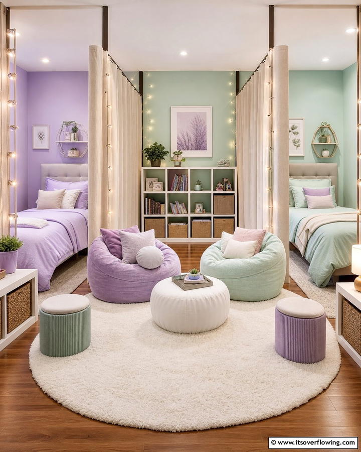 Balanced Privacy and Togetherness - 21 Shared Kids Room Design Ideas for Siblings