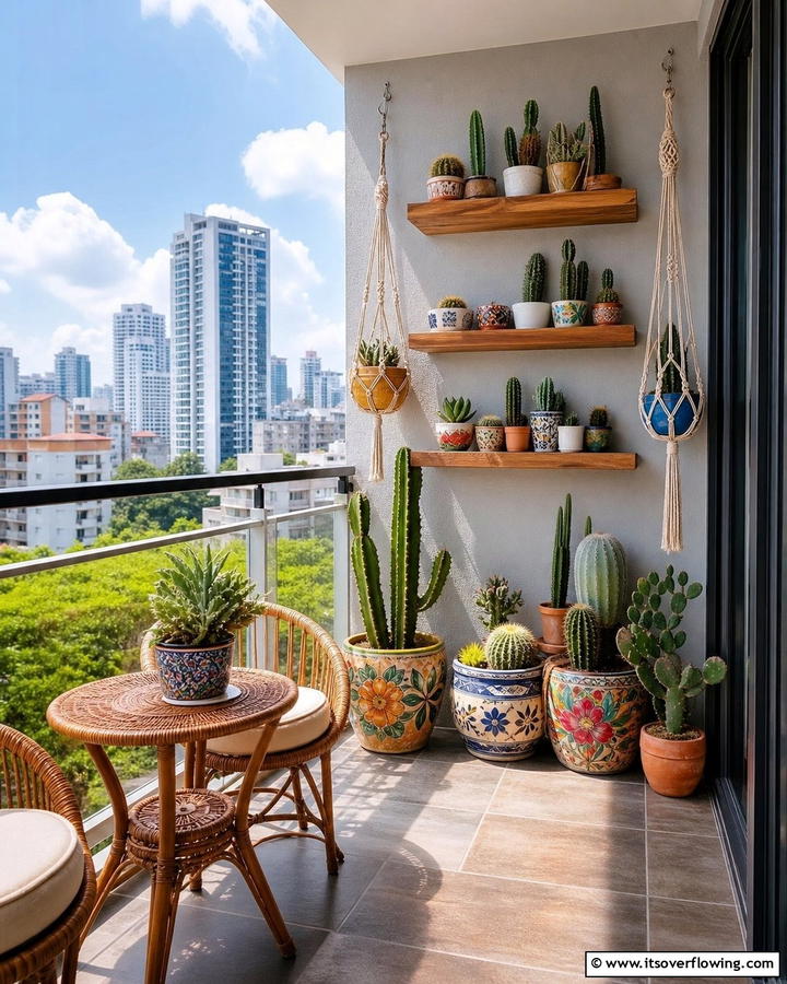 Balcony Cactus Garden - 25 Stunning Cactus Garden Ideas for Your Home