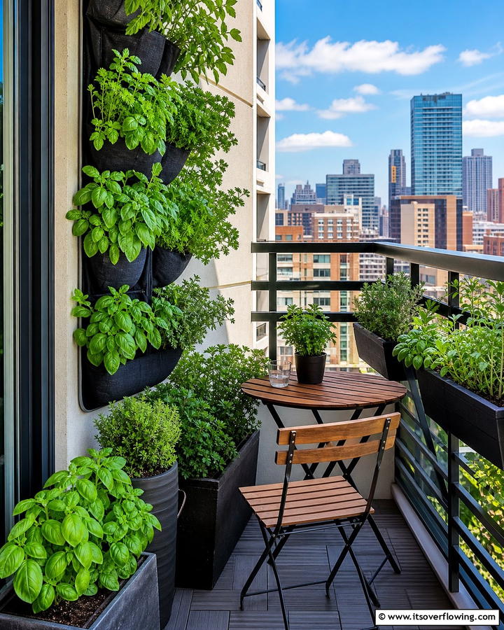 Balcony Herb Retreat - 21 Herb Garden Ideas to Cultivate Fresh Flavors at Home